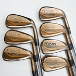 Used Cobra King Forged Tec Copper Iron Set / 4 - PW / Stiff Flex