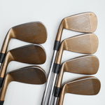 Used Cobra King Forged Tec Copper Iron Set / 4 - PW / Stiff Flex
