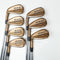Used Cobra King Forged Tec Copper Iron Set / 4 - PW / X-Stiff Flex / Left-Handed