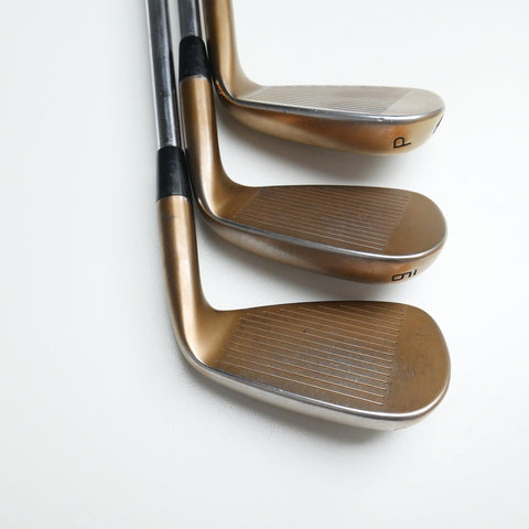 Used Cobra King Forged Tec Copper Iron Set / 4 - PW / X-Stiff Flex / Left-Handed