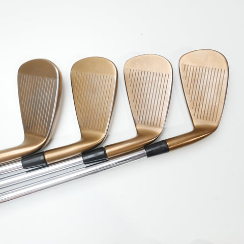 Used Cobra King Forged Tec Copper Iron Set / 4 - PW / X-Stiff Flex / Left-Handed