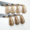 Used Cobra King Forged Tec Copper Iron Set / 4 - PW / X-Stiff Flex / Left-Handed