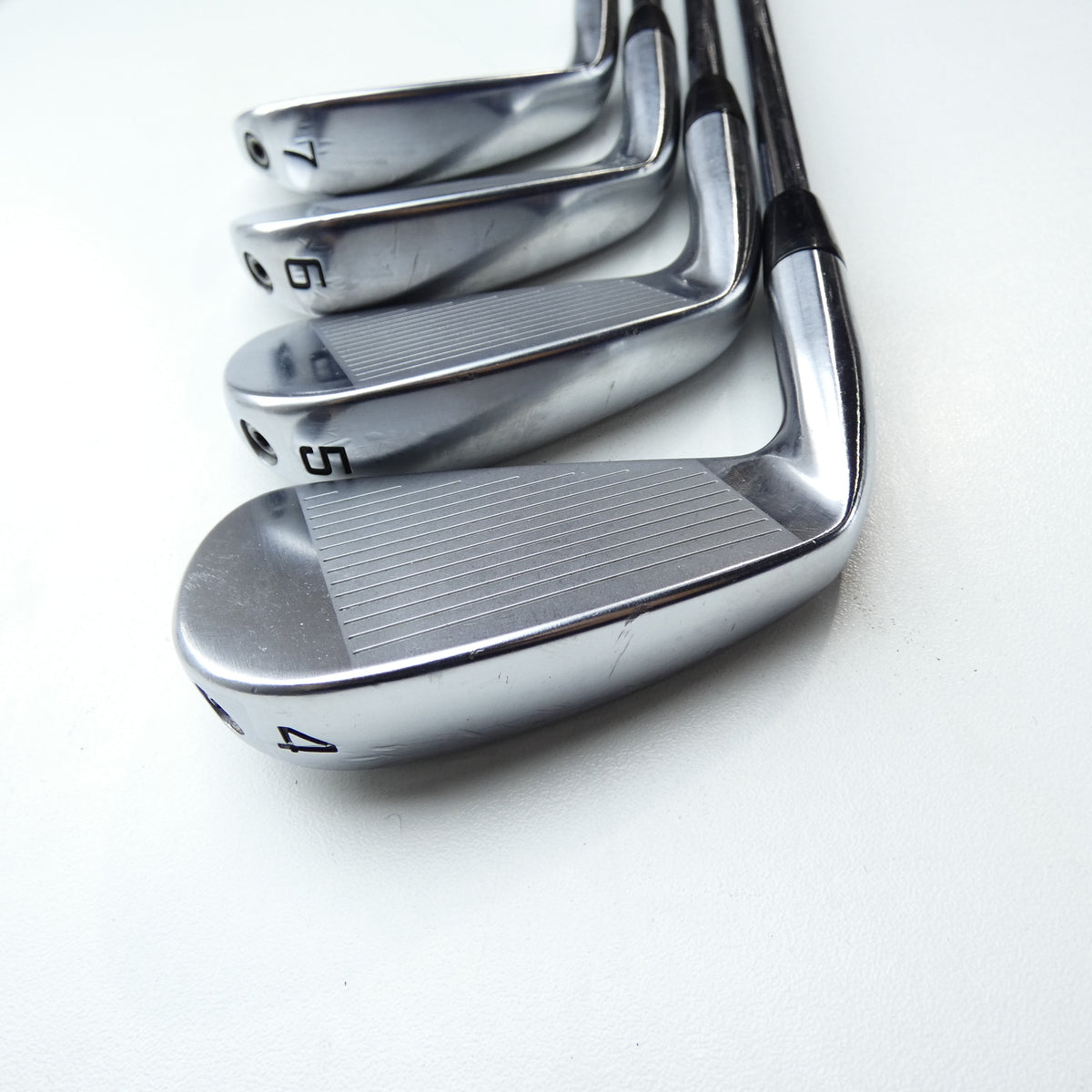 Used Cobra King Forged Tec One Length 2019 Iron Set / 4 - PW / Stiff Flex