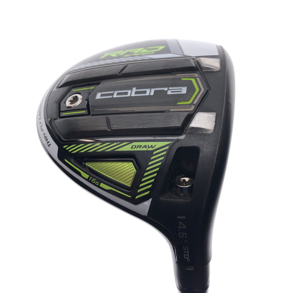 Used Cobra King Radspeed 3 Fairway Wood / 14.5 Degrees / Regular Flex