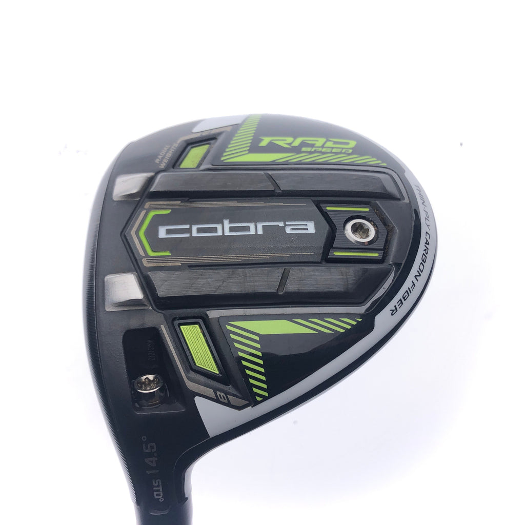 Used Cobra King Radspeed 3 Fairway Wood / 14.5 Degrees / TX Flex / Left-Handed