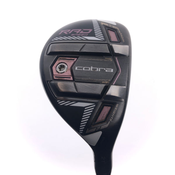 Used Cobra King Radspeed 4 Hybrid / 21 Degrees / Ladies Flex