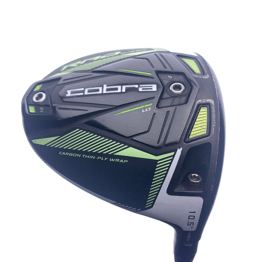 Used Cobra King Radspeed Driver / 10.5 Degrees / Regular Flex