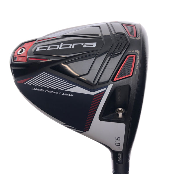 Used Cobra King Radspeed XB Pars and Stripes Driver / 9.0 Degrees / Regular Flex