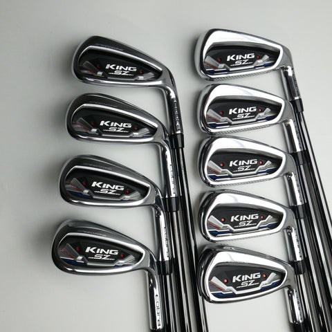 Used Cobra King SZ One Length Iron Set / 4 - SW + GW / Stiff Flex