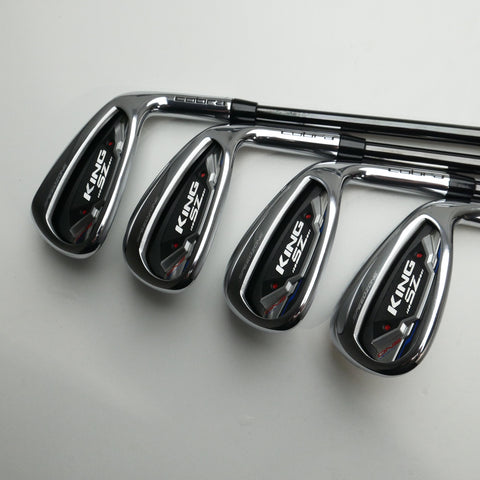 Used Cobra King SZ One Length Iron Set / 4 - SW + GW / Stiff Flex