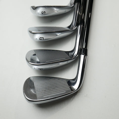 Used Cobra King SZ One Length Iron Set / 4 - SW + GW / Stiff Flex