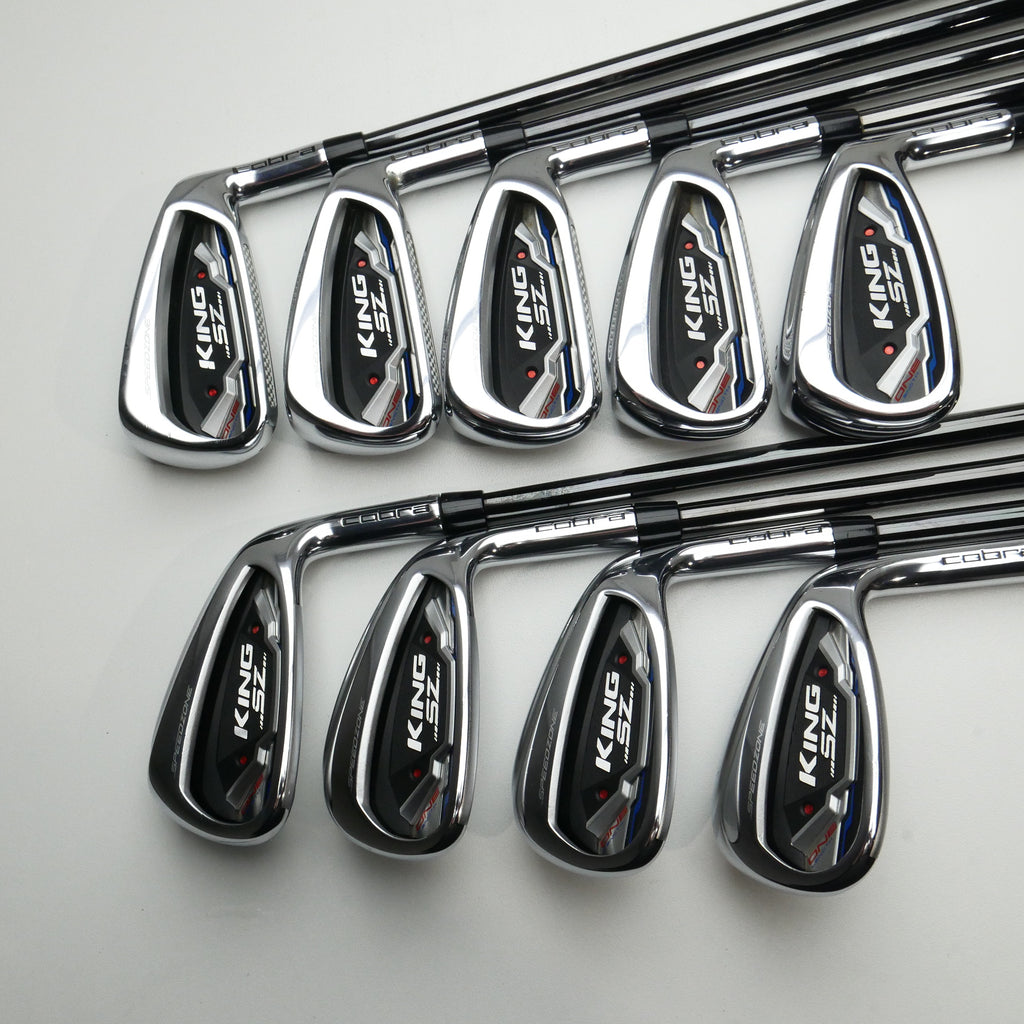 Used Cobra King SZ One Length Iron Set / 4 - SW + GW / Stiff Flex