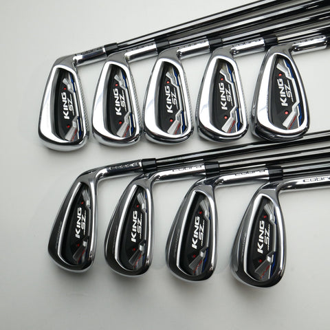 Used Cobra King SZ One Length Iron Set / 4 - SW + GW / Stiff Flex