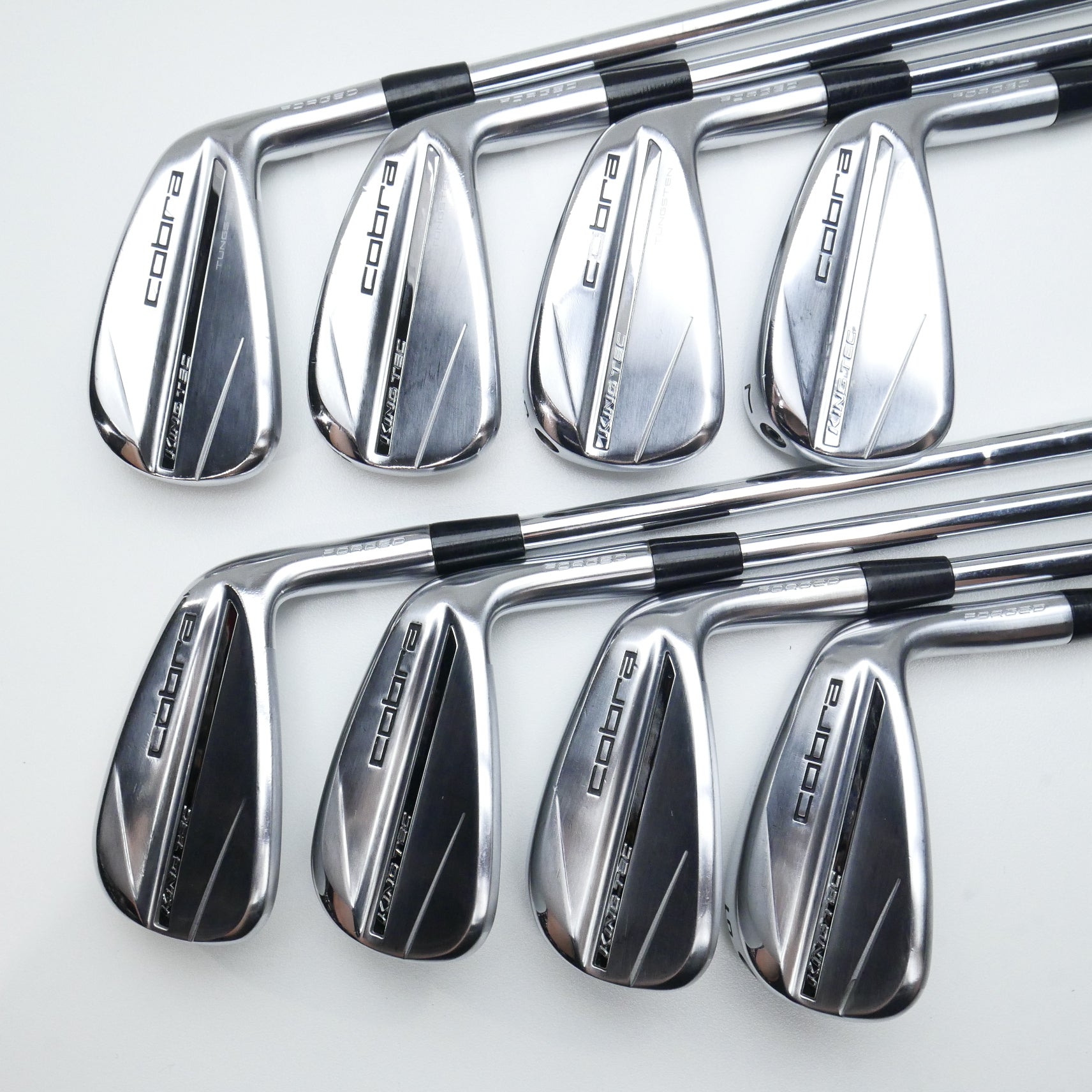 Used Cobra King Tec Forged 2025 Iron Set / 4 - PW + GW / Stiff Flex