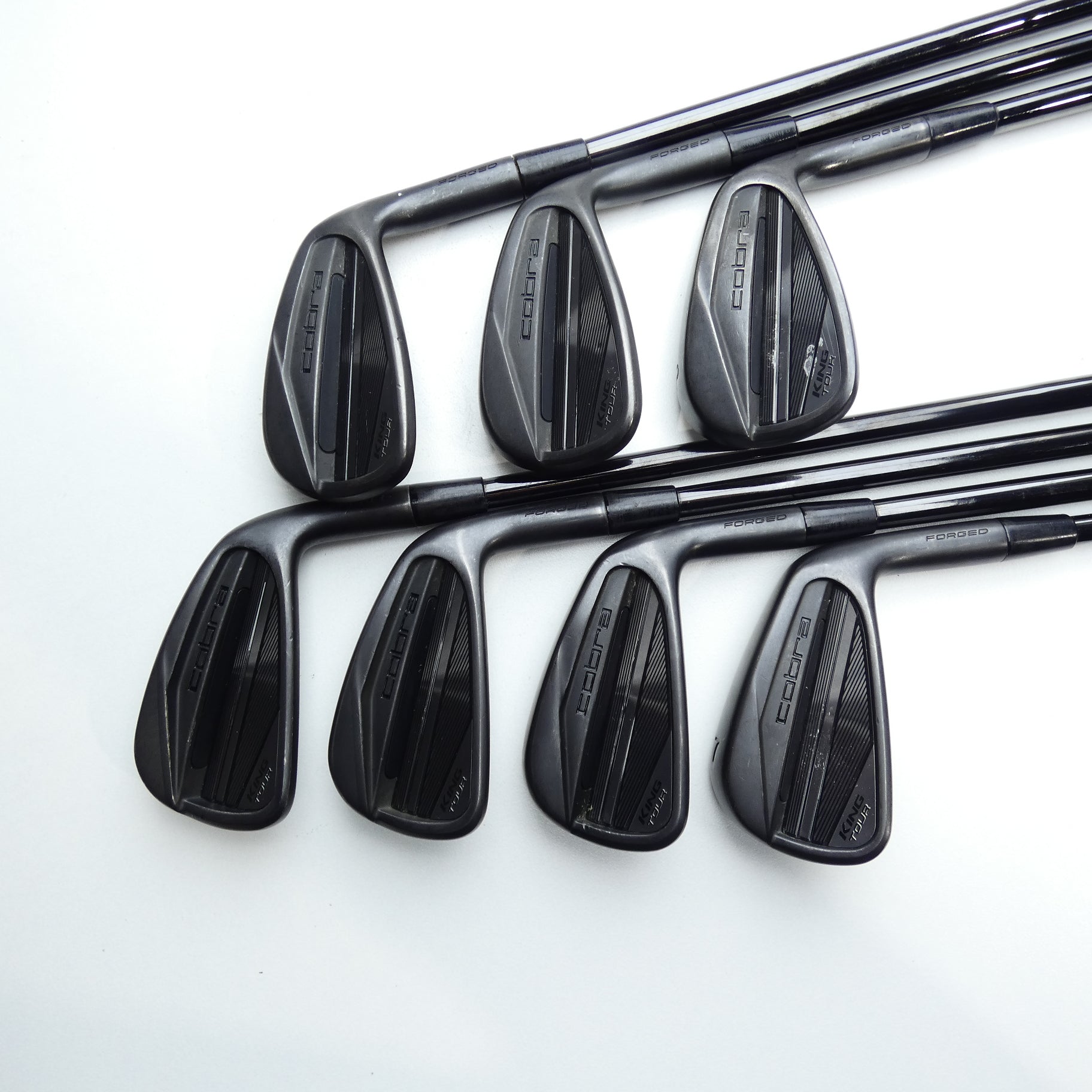 Used Cobra King Tour Black 2023 Iron Set / 4 - PW / Stiff Flex