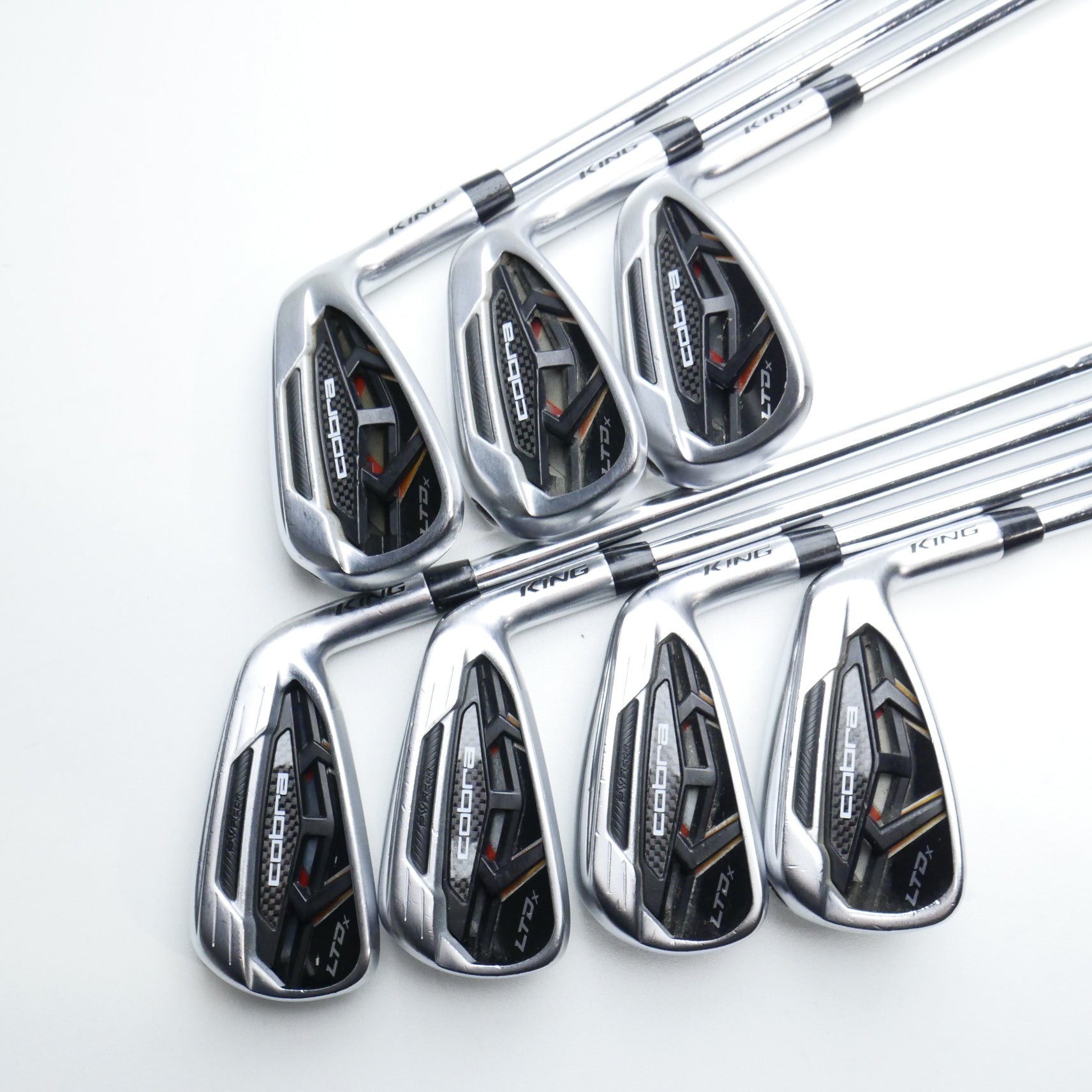 Used Cobra LTDx Iron Set / 5 - PW + GW / Stiff Flex
