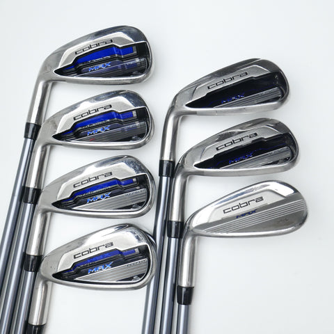 Used Cobra MAX Iron Set / 5 - SW / Lite Flex / Left-Handed