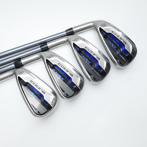 Used Cobra MAX Iron Set / 5 - SW / Lite Flex / Left-Handed