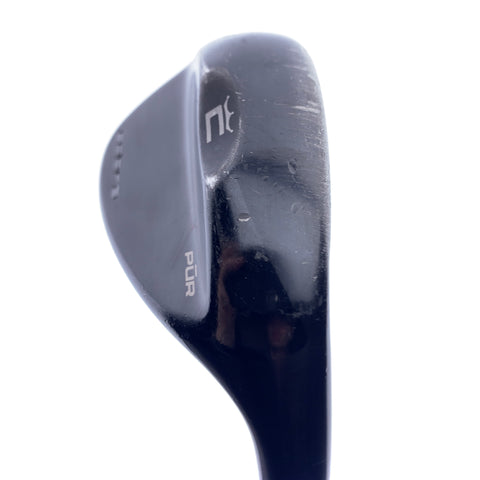 Used Cobra PUR Black Lob Wedge / 58.0 Degrees / Stiff Flex