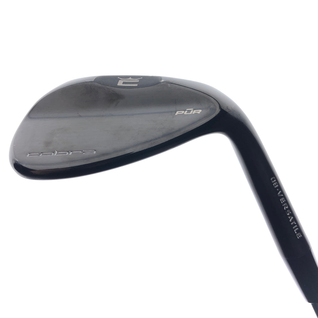 Used Cobra PUR Black Lob Wedge / 58.0 Degrees / Stiff Flex