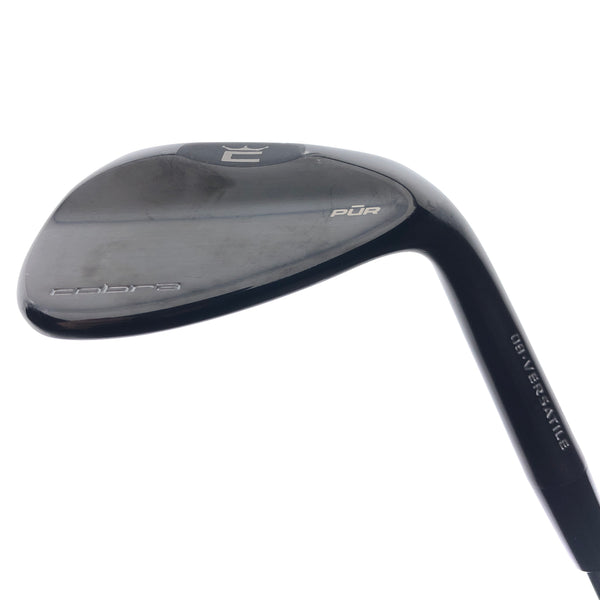 Used Cobra PUR Black Lob Wedge / 58.0 Degrees / Stiff Flex