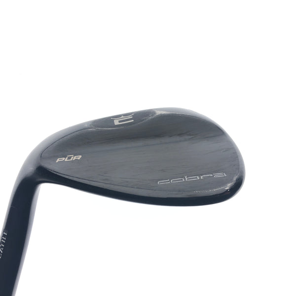 Used Cobra PUR Black Lob Wedge / 60.0 Degrees / Stiff Flex / Left-Handed