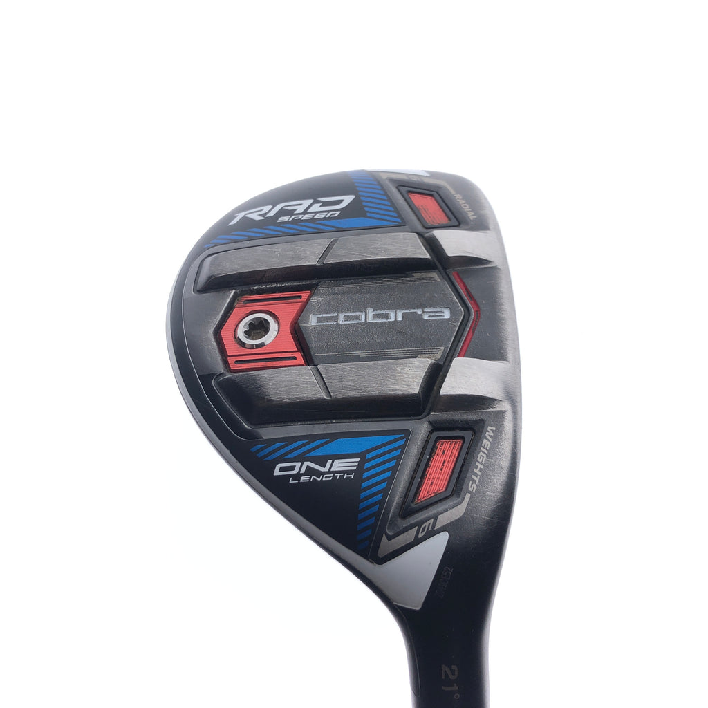 Used Cobra Rad Speed One Length 4 Hybrid / 21 Degrees / Regular Flex