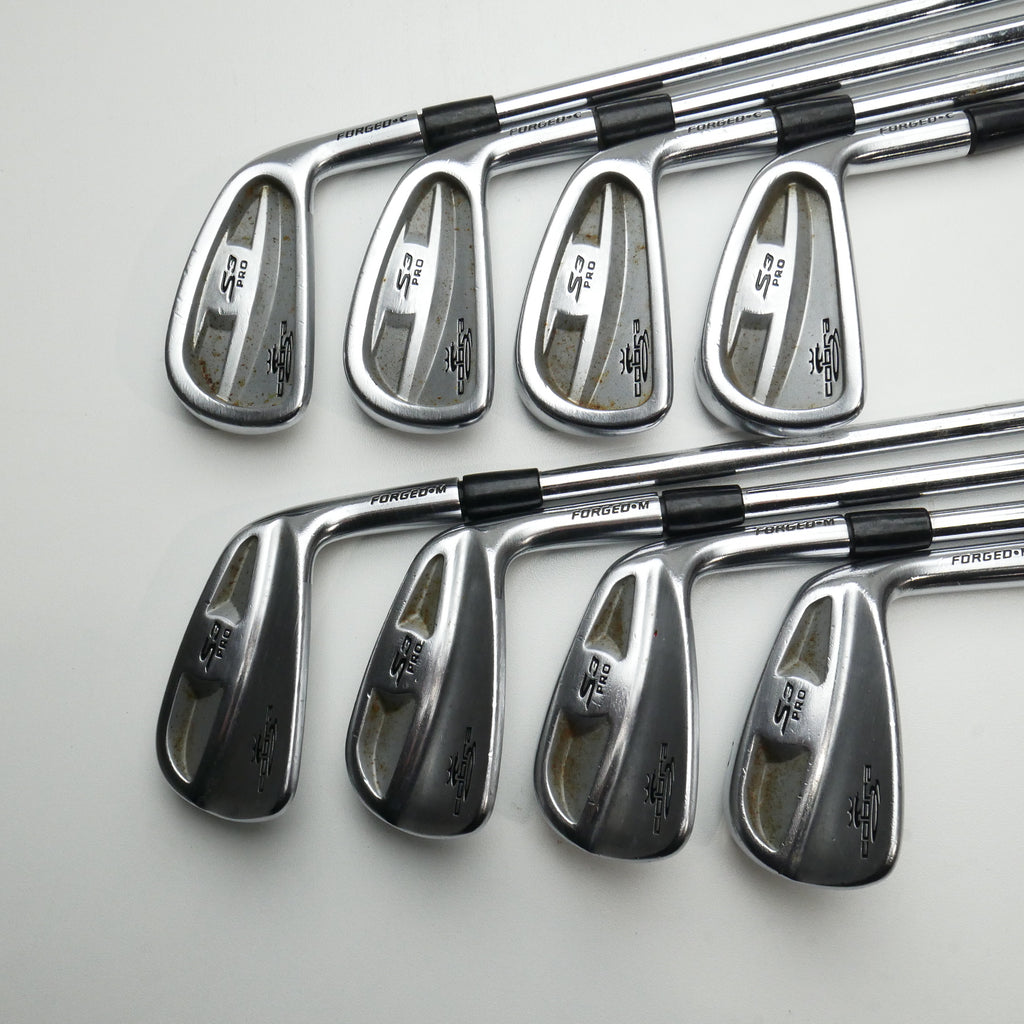 Used Cobra S3 Pro CB & MB Combo Iron Set / 3 - PW / Stiff Flex