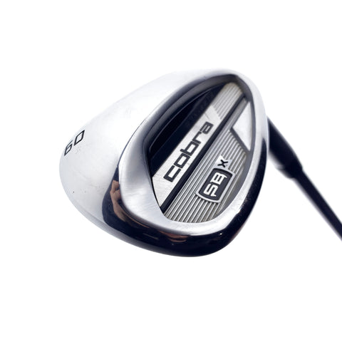 Used Cobra Snake Bite X Chrome Lob Wedge / 60.0 Degrees / Regular Flex