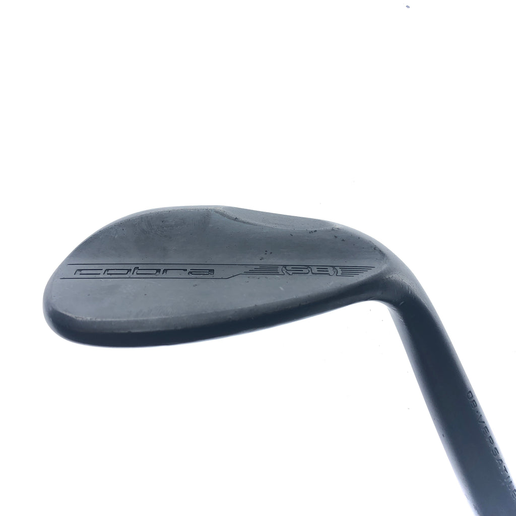 Used Cobra Snakebite 2023 Black Satin Lob Wedge / 58.0 Degrees / Stiff Flex