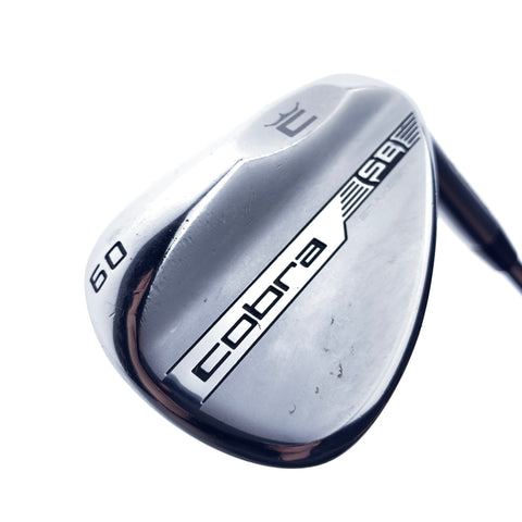 Used Cobra Snakebite 2023 Chrome Lob Wedge / 60.0 Degrees / Stiff Flex