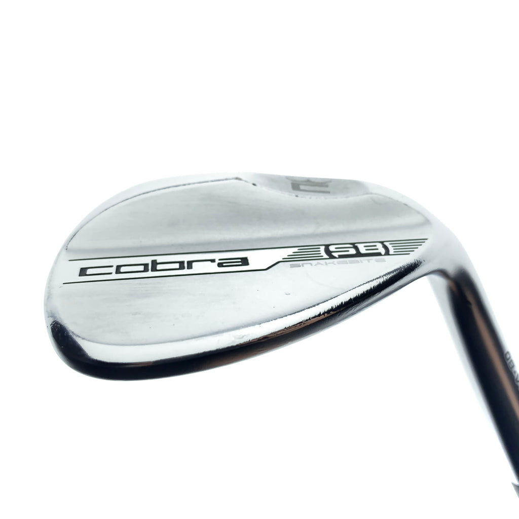 Used Cobra Snakebite 2023 Chrome Lob Wedge / 60.0 Degrees / Stiff Flex