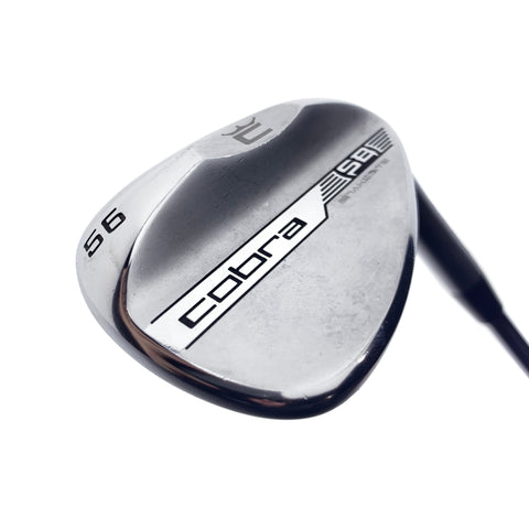 Used Cobra Snakebite 2023 Chrome Sand Wedge / 56.0 Degrees / Stiff Flex