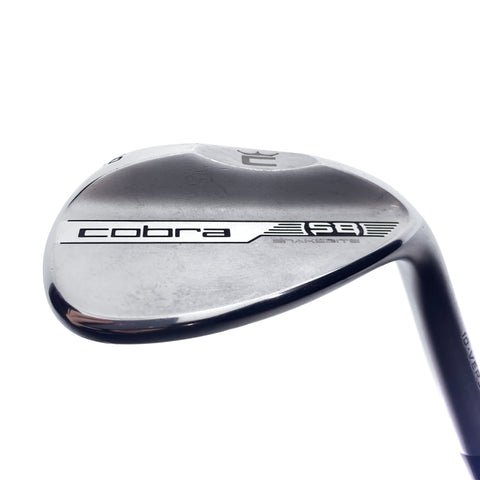 Used Cobra Snakebite 2023 Chrome Sand Wedge / 56.0 Degrees / Stiff Flex