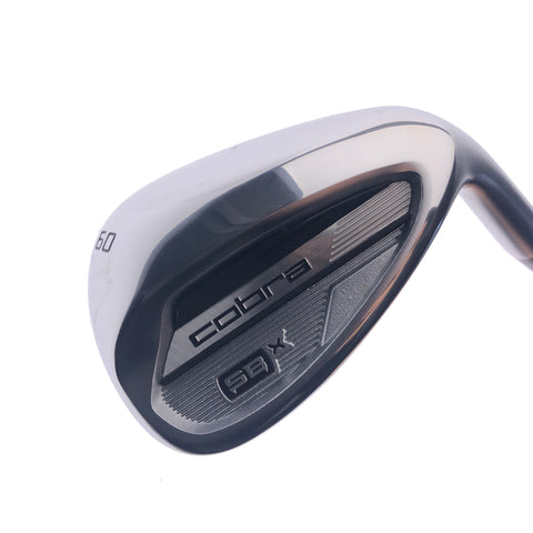 Used Cobra Snakebite X Lob Wedge / 60.0 Degrees / Stiff Flex