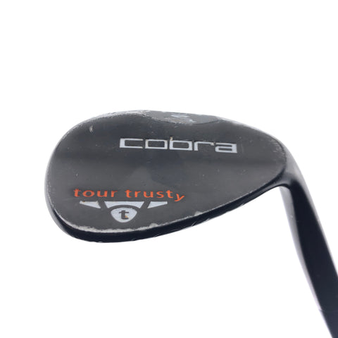 Used Cobra Tour Trusty Black Sand Wedge / 56.0 Degrees / Wedge Flex