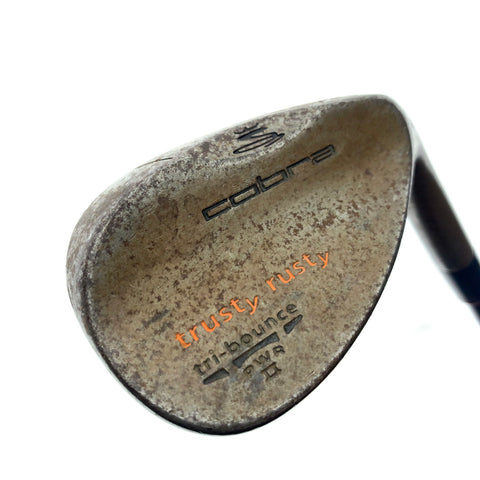 Used Cobra Trusty Rusty Sand Wedge / 55.0 Degrees / Stiff Flex