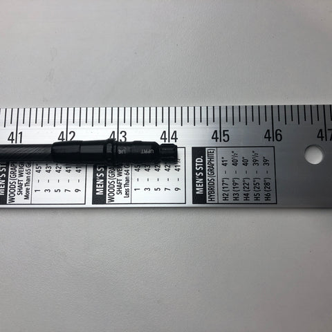 Used Evenflow Black 6.5 75g X Driver Shaft / X-Stiff Flex / TaylorMade Gen 2