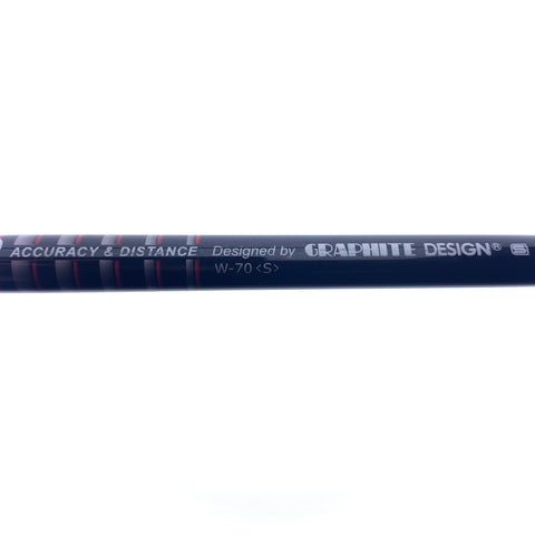 Used Graphite Design Tour AD W-70 S FW Shaft/Stiff Flex/Titleist Gen 2 Adapter