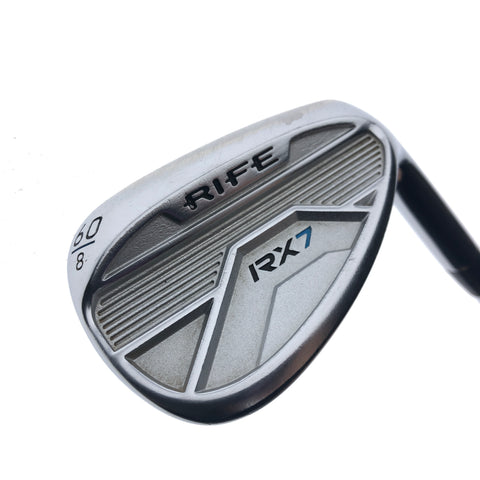 Used Guerin Rife RX7 Lob Wedge / 60.0 Degrees / Wedge Flex