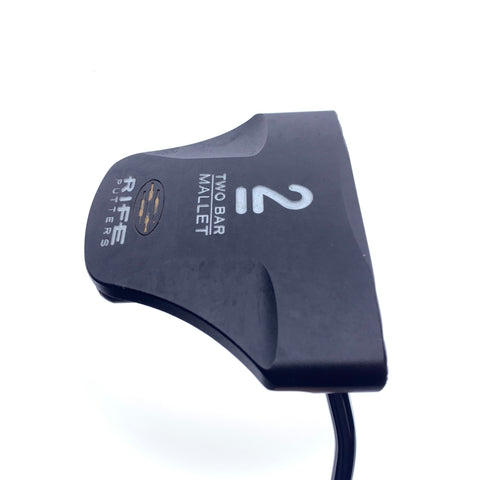 Used Guerin Rife Two Bar Mallet Putter / 38.0 Inches