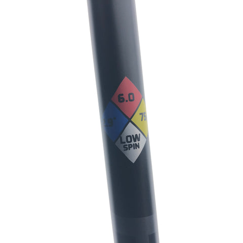 Used HZRDUS Black 6.0 75 S Driver Shaft / Stiff Flex / TaylorMade Gen 2 Adapter