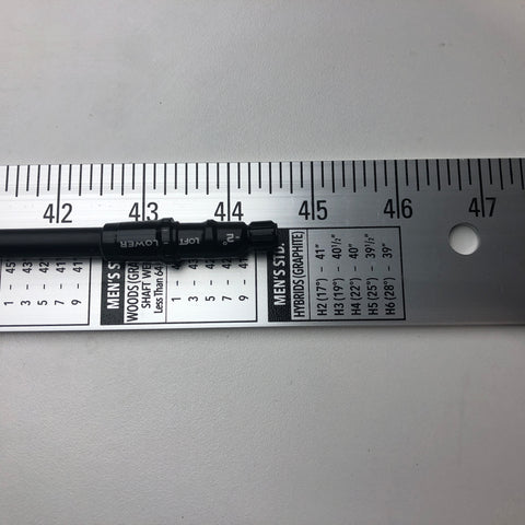 Used HZRDUS Black 6.0 75 S Driver Shaft / Stiff Flex / TaylorMade Gen 2 Adapter