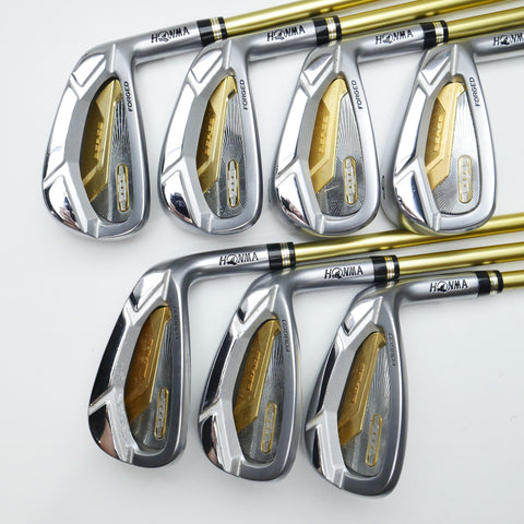 Used Honma Beres 2020 3 Star Iron Set / 6 - SW + GW / Regular Flex