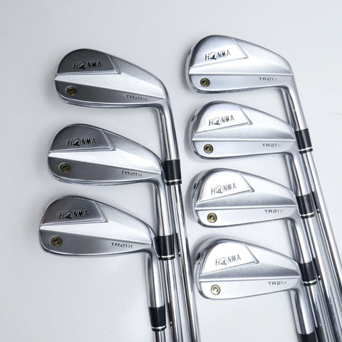 Used Honma TR21 X Iron Set / 4 - PW / Stiff Flex