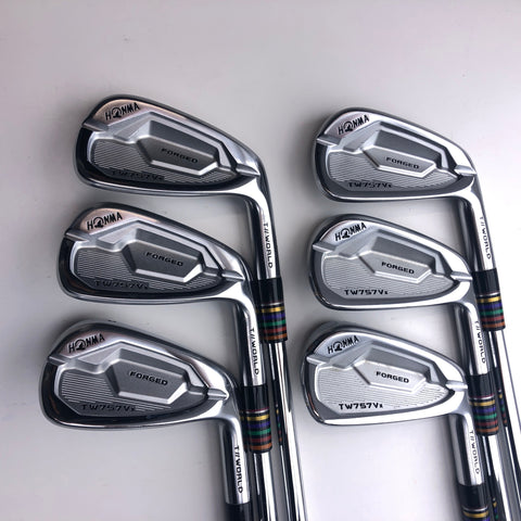 Used Honma TW 757VX Iron Set / 5 - PW / X-Stiff Flex