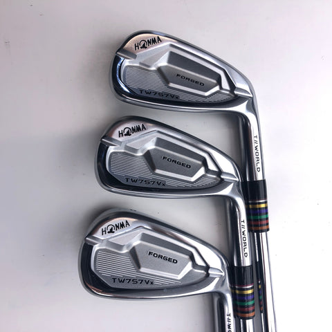 Used Honma TW 757VX Iron Set / 5 - PW / X-Stiff Flex