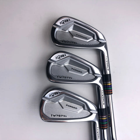 Used Honma TW 757VX Iron Set / 5 - PW / X-Stiff Flex