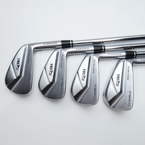Used Honma TW Rose Proto Iron Set / 4 - PW / X-Stiff Flex