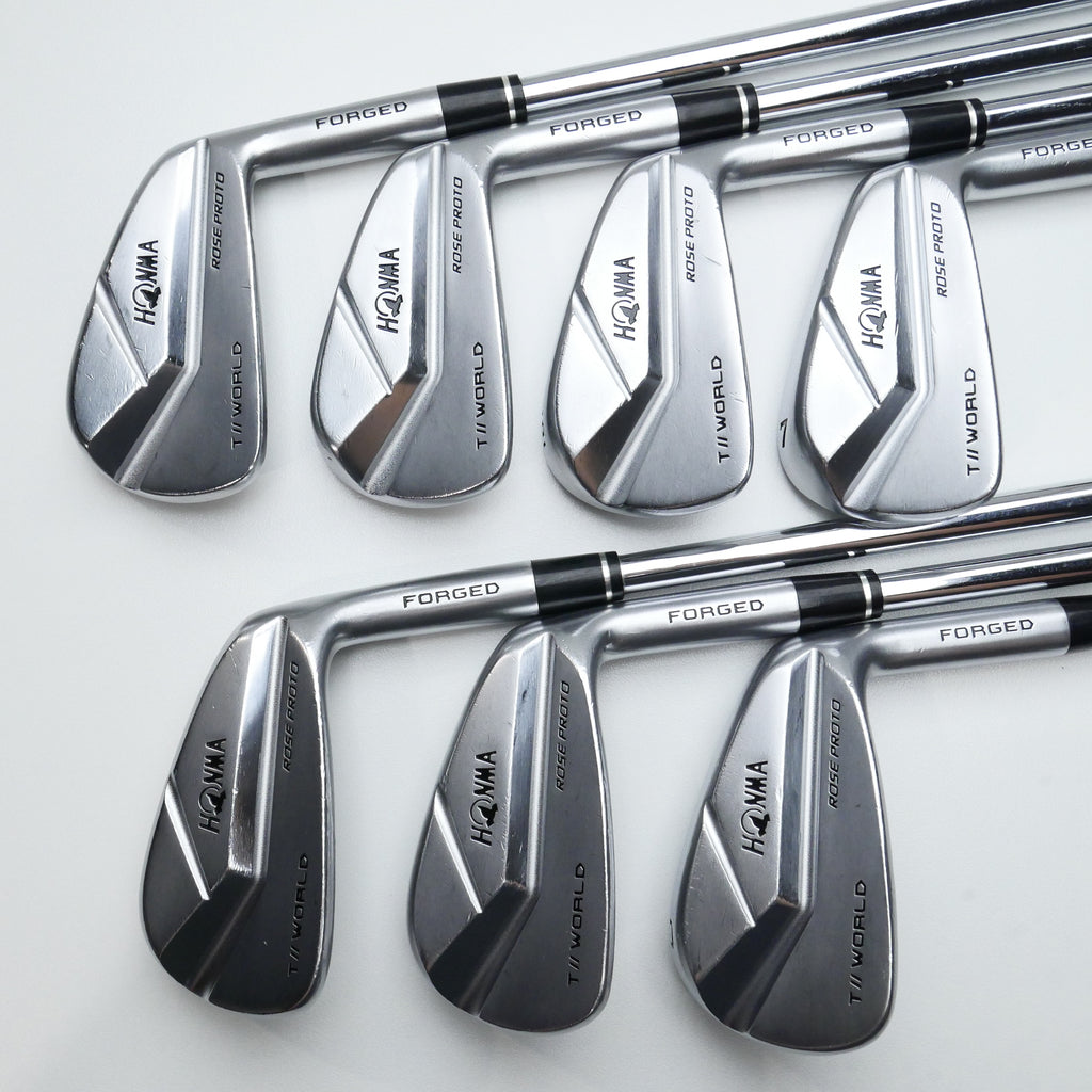 Used Honma TW Rose Proto Iron Set / 4 - PW / X-Stiff Flex